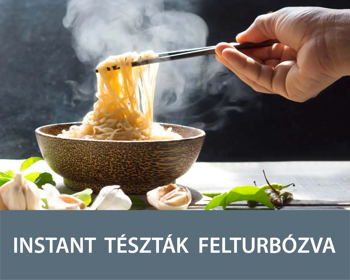Instant tészták felturbózva