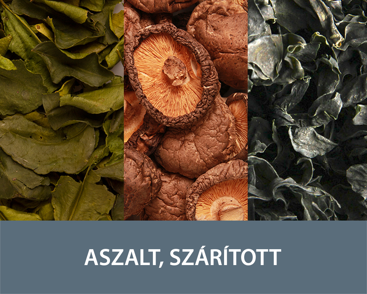 Aszalt, Szárított Termékek