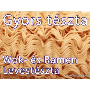 Kínai Gyorstészta - Tojás nélküli - Mie Asli