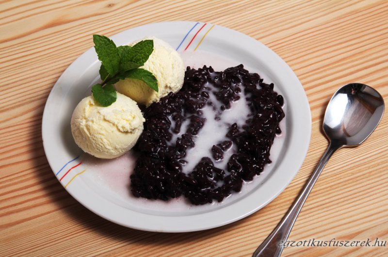 Fekete rizspuding, Black Rice Puding