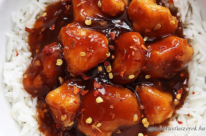 Mézes Sriracha Csirke