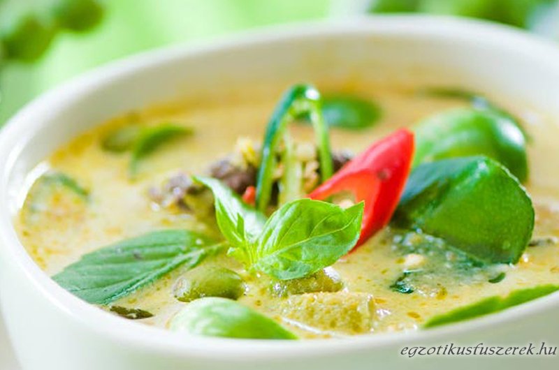 Thai Zöld Currys Csirke