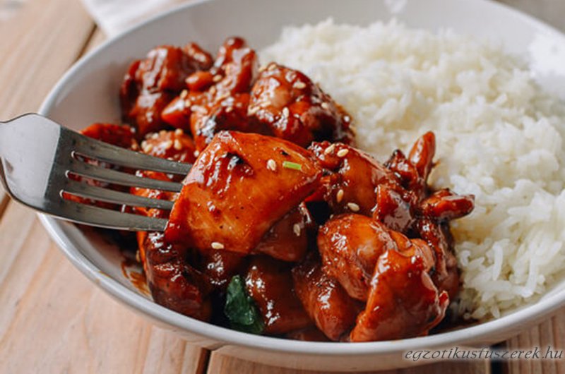 Mázas Teriyaki Csirkefelatok Rizzsel