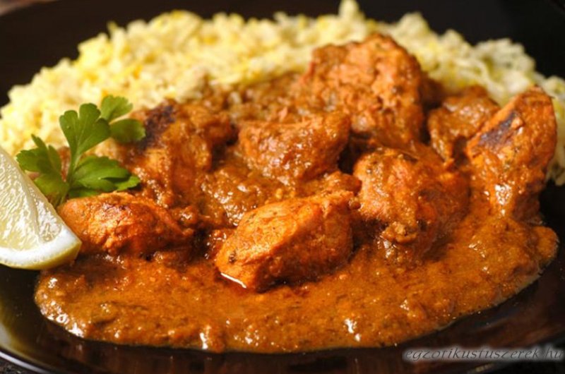 Madras Csirke Curry, enyhe