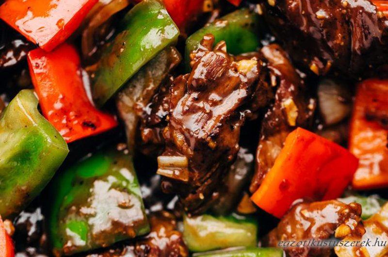 Marhahúsos, extra Fokhagymás, Gyors Ázsiai Stir Fry
