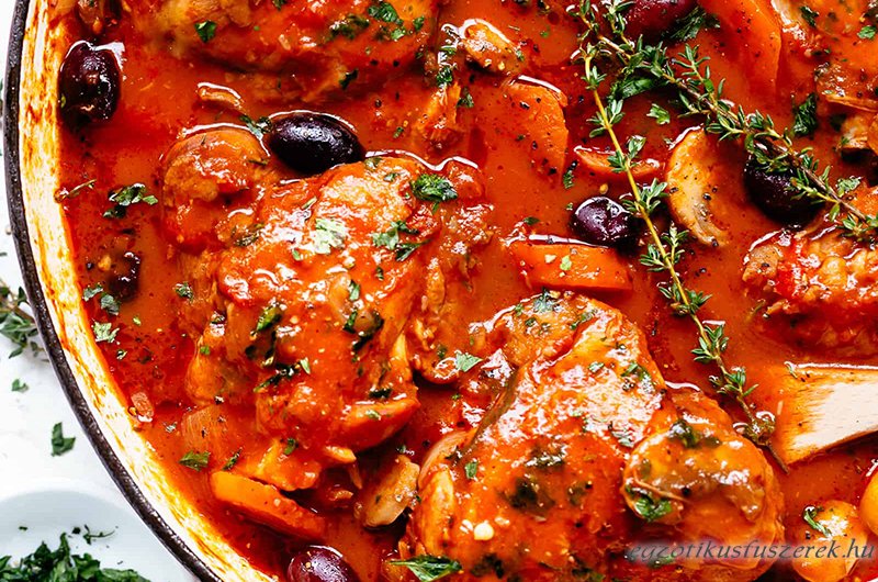 Cacciatore Csirke - az Olasz Csirkepaprikás