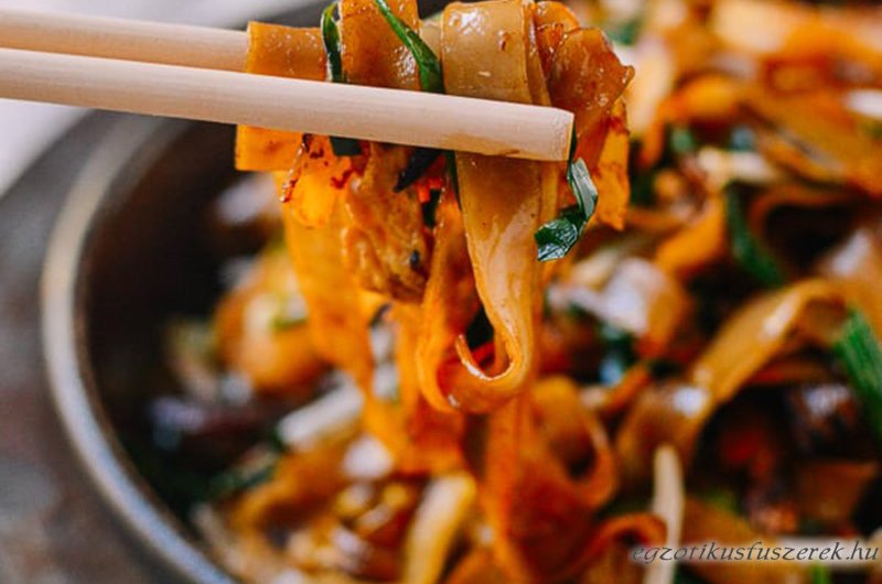 Maláj Rizstészta Stir-Fry, Char Kway Teow