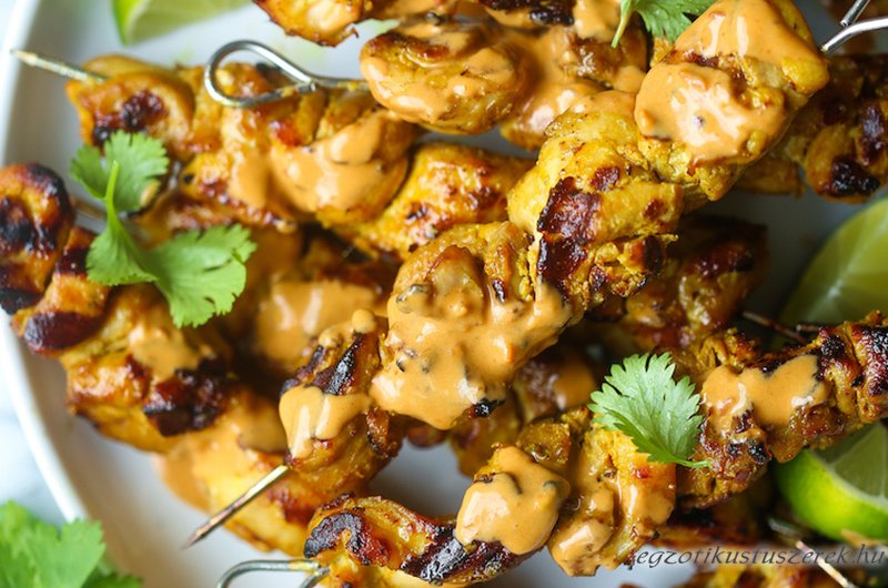Indonéz Csirke Satay No. 2. verzió